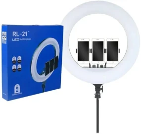 إضاءة حلقة LED دائرية (Ring Light) موديل RL-21